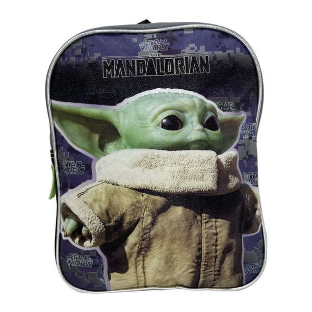 Baby Yoda The Child Backpack Adjustable Straps 3 Compartments Padded Backing Great Gift for School and Every Day Use 